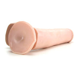 Basix 10 Inch Suction Base Dildo in Flesh