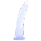 Basix Slim 7 Inch Dildo in Clear