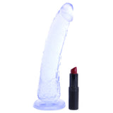 Basix Slim 7 Inch Dildo in Clear