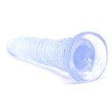 Basix Slim 7 Inch Dildo in Clear