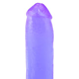 Basix 8 Inch Dildo with Suction Cup in Purple