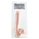 Basix 12 Inch Suction Base Dildo in Flesh