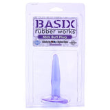 Basix Mini Butt Plug in Purple