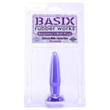 Basix Beginners Butt Plug in Purple