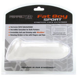 Fat Boy Sport Stretchy Cock Extender in Clear