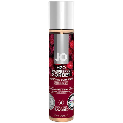 H2O Raspberry Sorbet Flavored Lubricant in 1oz/30ml