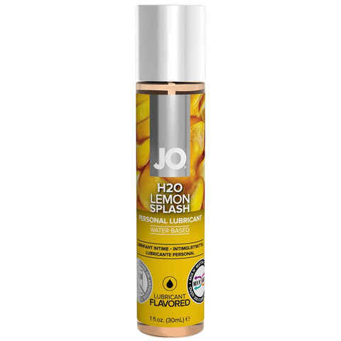 H2O Lemon Splash Flavored Lubricant in 1oz/30ml