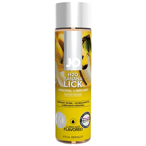 H2O Banana Lick Flavored Lube in 4oz/120ml