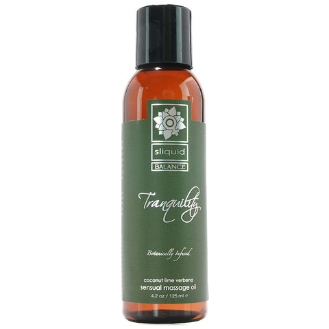 Organics Tranquility Massage Oil 4.2oz in Coconut-Lime
