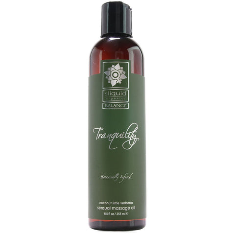 Organics Tranquility Massage Oil 8.5oz in Coconut-Lime