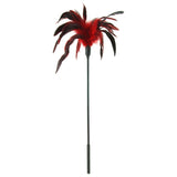 Starburst Feather Body Tickler in Red