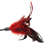 Starburst Feather Body Tickler in Red