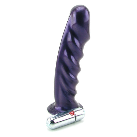 Echo Vibrating Dildo in Midnight Purple