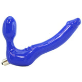 Feeldoe Slim Wearable Vibrating Double Dildo in Blue