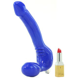 Feeldoe Slim Wearable Vibrating Double Dildo in Blue