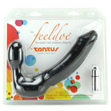 Feeldoe Stout Wearable Vibrating Double Dildo in Black