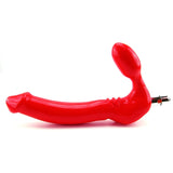 Feeldoe More Wearable Vibrating Double Dildo in Red