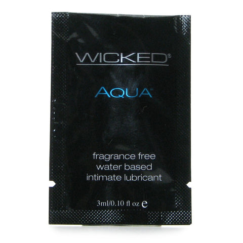 Fragrance Free Water Based Lube in .10oz/3ml