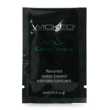 Aqua Candy Apple Flavored Lube in .10oz/3ml