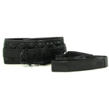Collar and Leash in Black