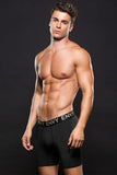 Microfiber Lowrise Black Athletic Boxer in S/M