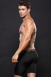 Microfiber Lowrise Black Athletic Boxer in S/M