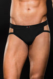 Black Elastic Sport Jock in S/M