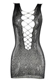 Ultra Corset Lace Up Cut Out Mini Dress in OS