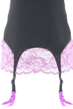 Purple Lace & Black Chemise in S/M