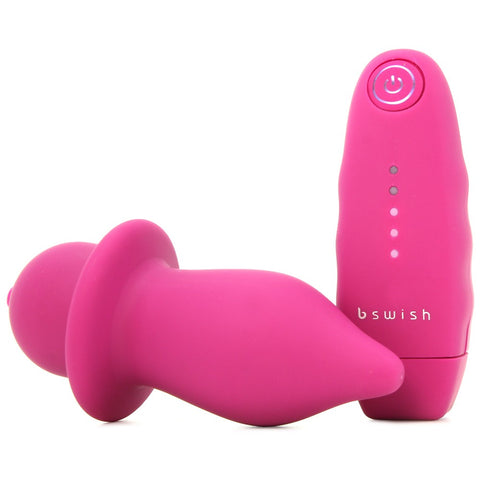 bFilled Classic Unleashed Vibrating Plug in Rose