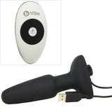 Remote Silicone Rimming Plug in Black