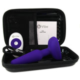 Trio Remote Vibrating Plug in Purple