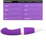 Wand Plus G Spot 8 Silicone Electric Vibe in Purple