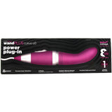 Wand Plus Curve G8 Silicone Electric Vibe in Pink