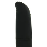 Silicone Remote Ridged G Vibe in Black