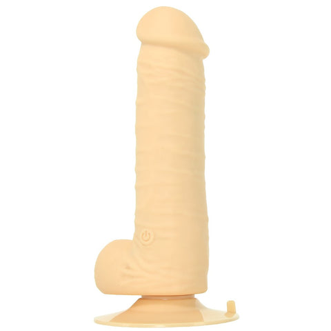 The Emperor 5.75" Vibrating Silicone Dildo in Ivory