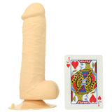 The Emperor 5.75" Vibrating Silicone Dildo in Ivory