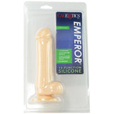 The Emperor 5.75" Vibrating Silicone Dildo in Ivory