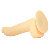 The Emperor 6.75" Vibrating Silicone Dildo in Ivory