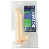 The Emperor 6.75" Vibrating Silicone Dildo in Ivory