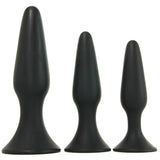 Silicone Anal Trainer Kit in Black