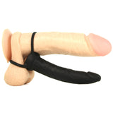 Silicone Double Rider in Black