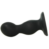 Silicone Back End Play Plug in Black