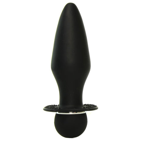 Vibrating Silicone Booty Rider Vibe in Black