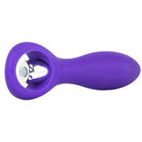 Vibrating Silicone Booty Probe in Purple