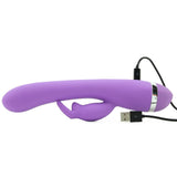 Triple Motor Silicone Jack Rabbit Vibe in Purple