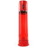 Advanced Fireman's Auto Penis Pump in Red