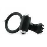 Body & Soul Infatuation Silicone Vibrating Ring in Black