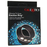 Silicone Tri-Snap Erection Ring in Black