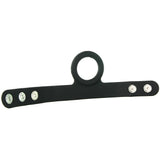 Medium Tri-Snap Scrotum Support Ring in Black